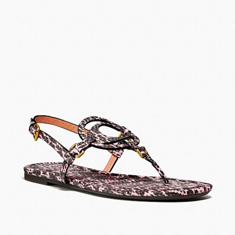 COACH JERI PRINT SANDAL